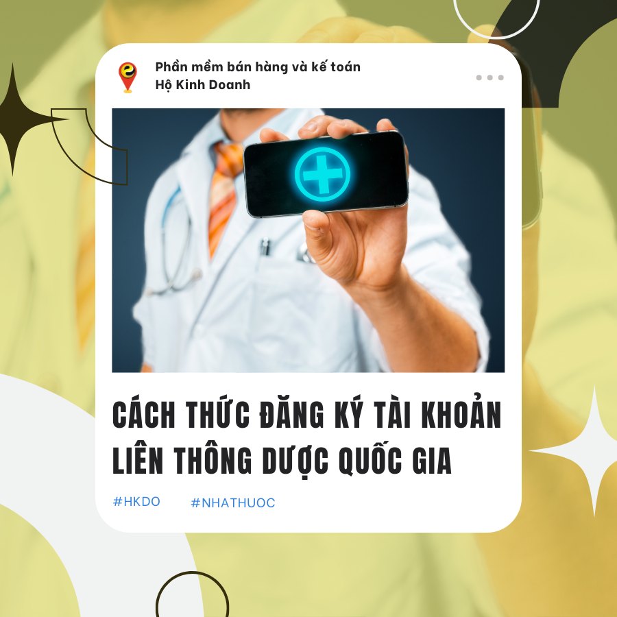 Cách đăng ký tài khoản liên thông Dược quốc gia